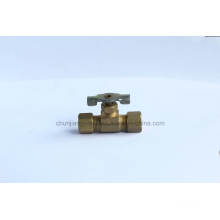 Cutting Ferrule Connecting Brass Needle Valve (KS6)